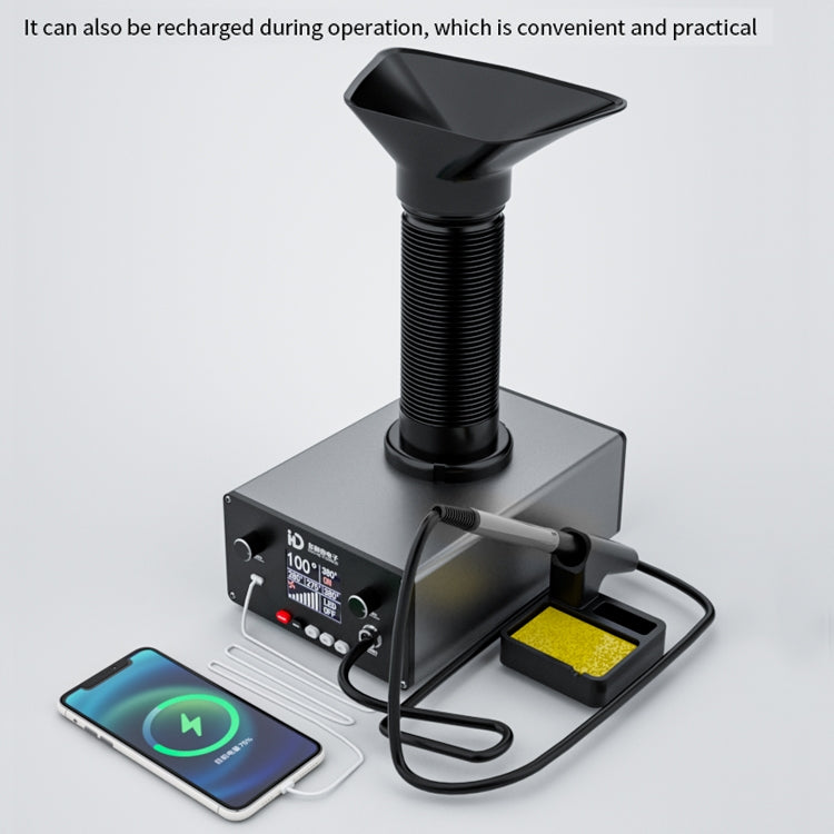 TBK D201 Constant Temperature Soldering Iron Welder Station With Smoke Filter(UK Plug)