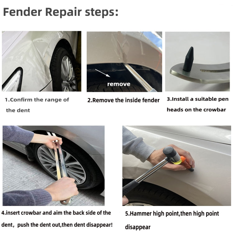 N3 83 in 1 Car Paintless Dent Removal Fender Damage Repair Puller Lifter, Plug Type:UK Plug