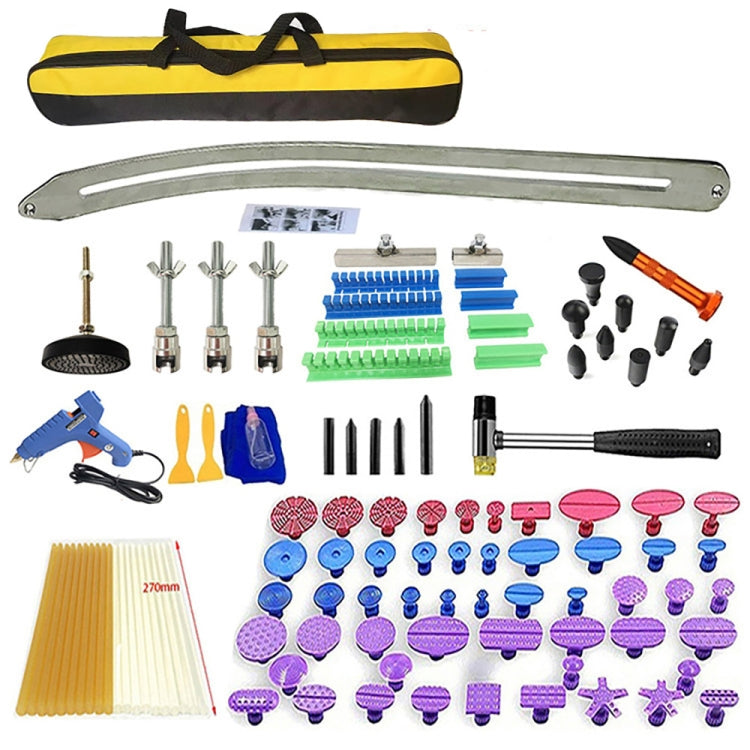 N10 117 in 1 Car Paintless Dent Removal Fender Damage Repair Puller Lifter, Plug Type:US Plug
