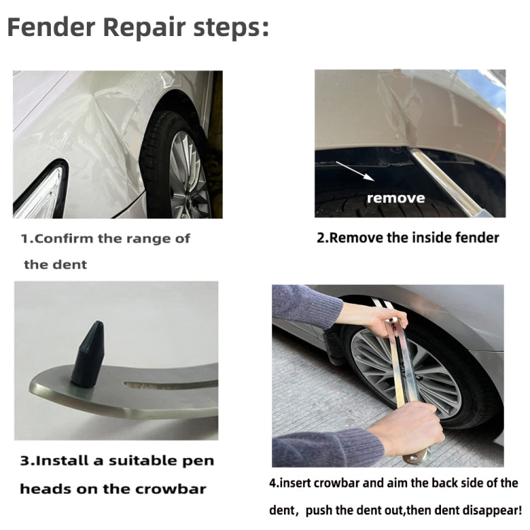 N11 51 in 1 Car Paintless Dent Removal Fender Damage Repair Puller Lifter, Plug Type:UK Plug