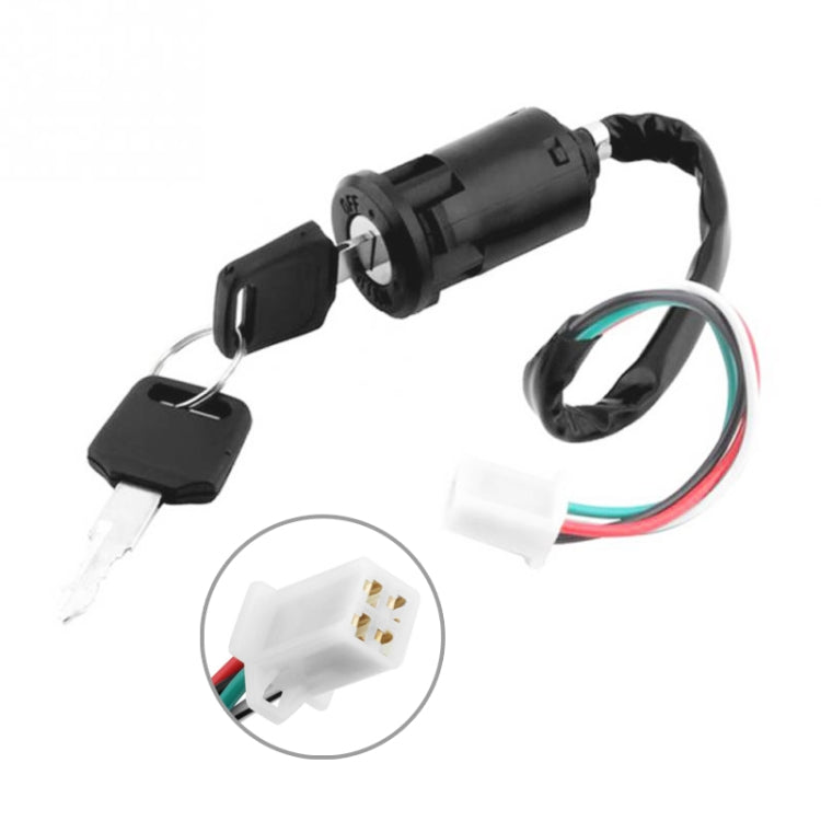 5 PCS Motorcycle Female Plug Ignition Key Switch Set