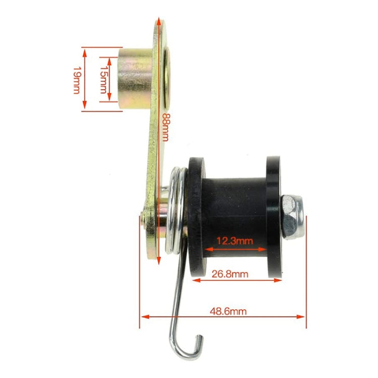 2 PCS Chain Roller Guide Tensioner Idler for 110CC/125CC/140CC Quad Dirt Bike ATV(White)