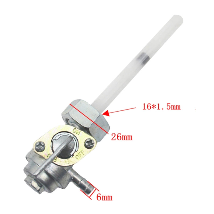 2 PCS Motorcycle Fuel Tap Valve Petcock Fuel Tank Gas Switch for Honda CB400/CB500/CB550/CB750(White)