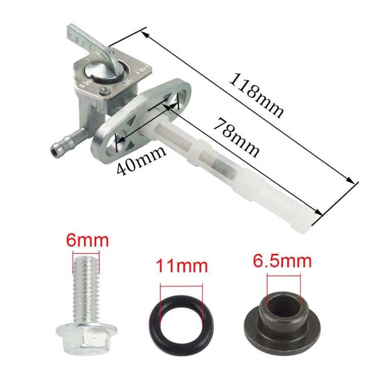 Motorcycle Fuel Tap Valve Petcock Fuel Tank Gas Switch for Honda CRF150