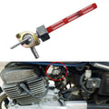Motorcycle Fuel Tap Valve Petcock Fuel Tank Gas Switch for Honda CB400F 1977(Red)