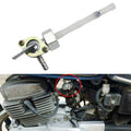 Motorcycle Fuel Tap Valve Petcock Fuel Tank Gas Switch for Honda CB400F 1977(White)