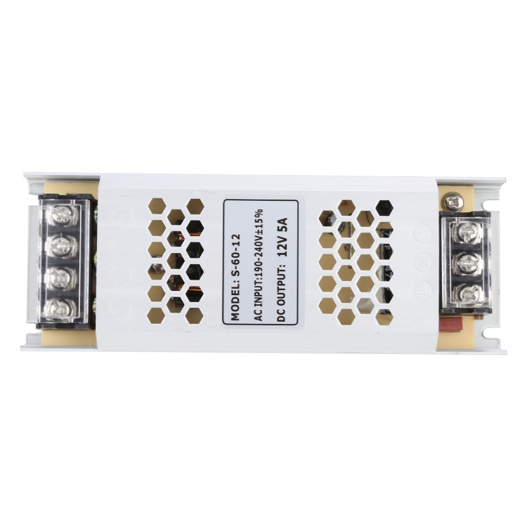 S-60-12 DC12V 5A 60W LED Switching Power Supply Transformer