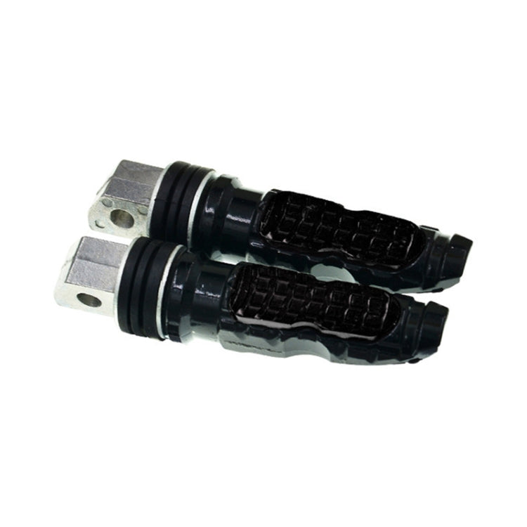 Universal Motor Bike Footpegs Foot Rests Rear Pedals Set Motorcycle Modification Accessories(Black)