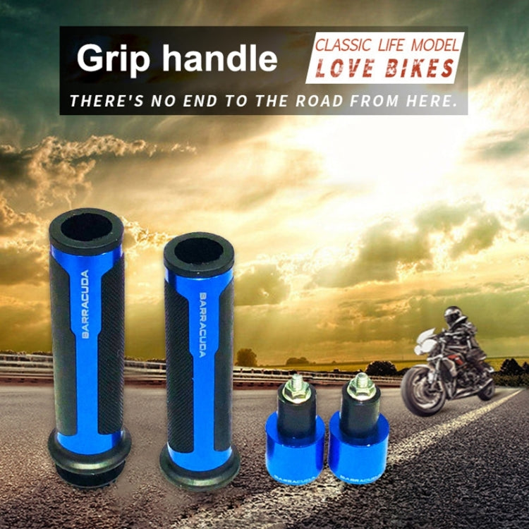 Motorcycle Modification Accessories Hand Grip Cover Handlebar Set(Blue)