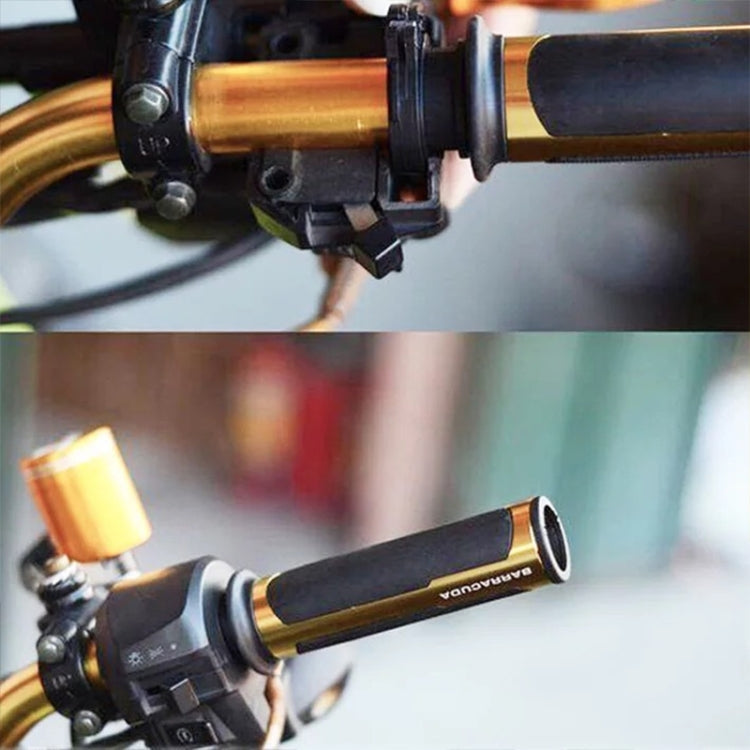 Motorcycle Modification Accessories Hand Grip Cover Handlebar Set(Purple)