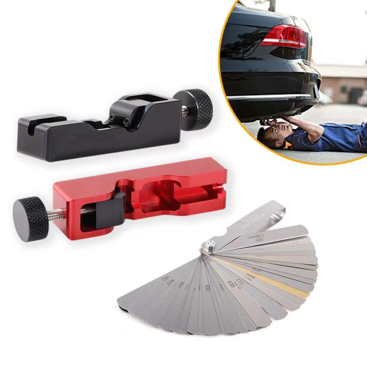 Car Universal Spark Plug Gap Tool with Feeler Gauge for Most 10mm 12mm 14mm 16mm Spark Plugs(Red)