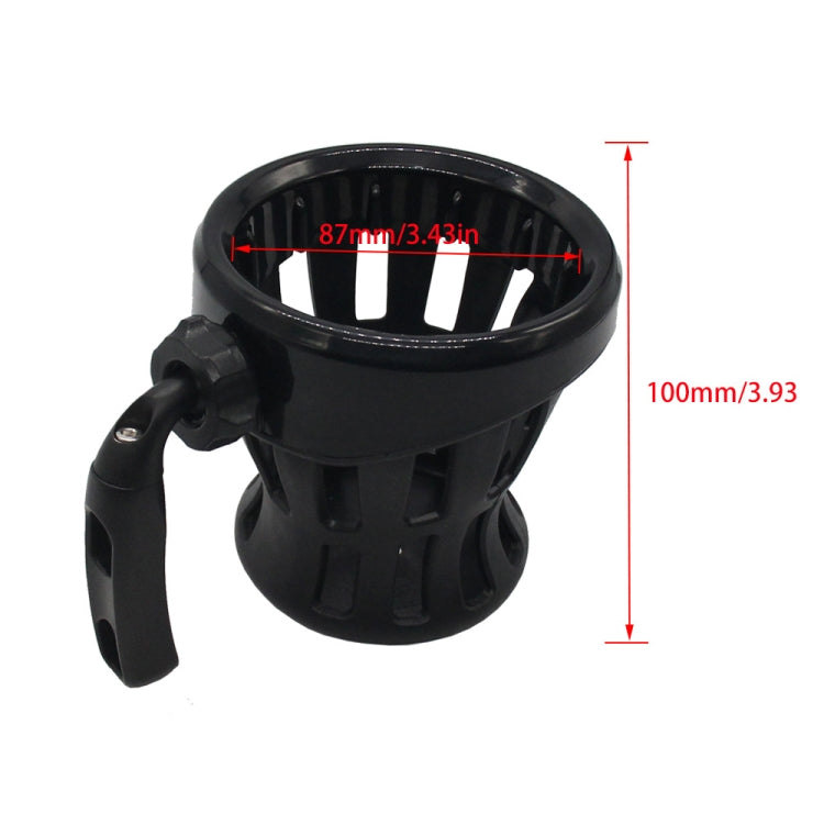 Motorcycle Drinking Holder Cup for Honda GL1800(Black)