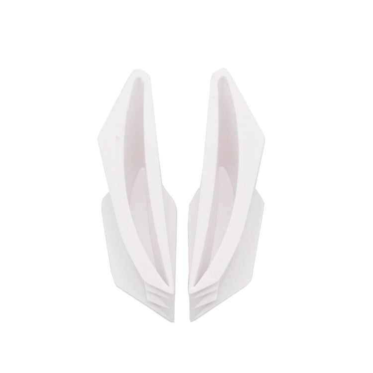 Motorcycle Dynamic Motorcycle Wing Kit(White)