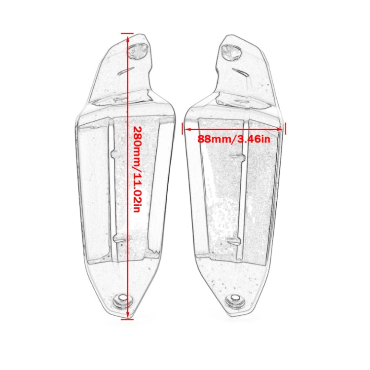 Motorcycle ABS Hand Guards Protectors for Honda X-ADV 750 CRF1100l 2021(White)