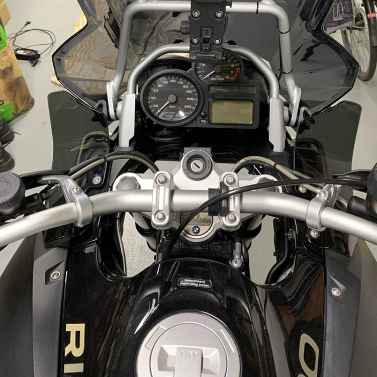 Motorcycle Side Windshield for BMW R1200GS ADV 2004-2012(Transparent Grey)
