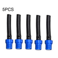 5 PCS Universal Motorcycle Tank Gas Fuel Cap Valve Vent Breather Hose Tube(Blue)