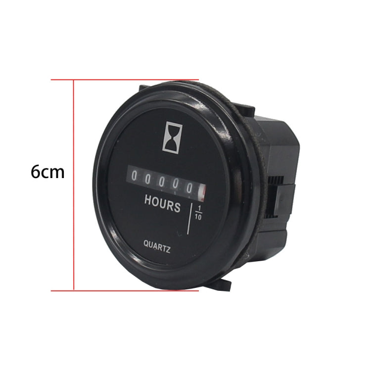 Mechanical Chronograph Marine Boat Engine Round ACDC Truck Chrono Hour Meter