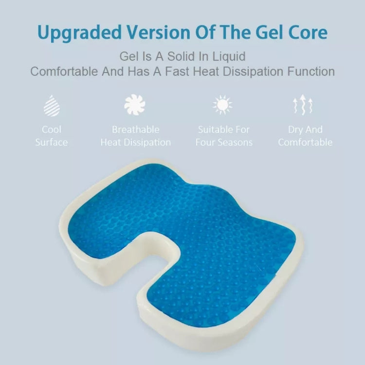 Soft U-shaped cushion Ergonomic Seat, Model:Mesh Style(Blue)