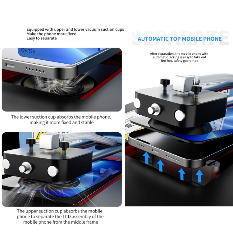 TBK 288  Built-in Pump Vacuum Automatic Intelligent Control Screen Removal Tool, US Plug