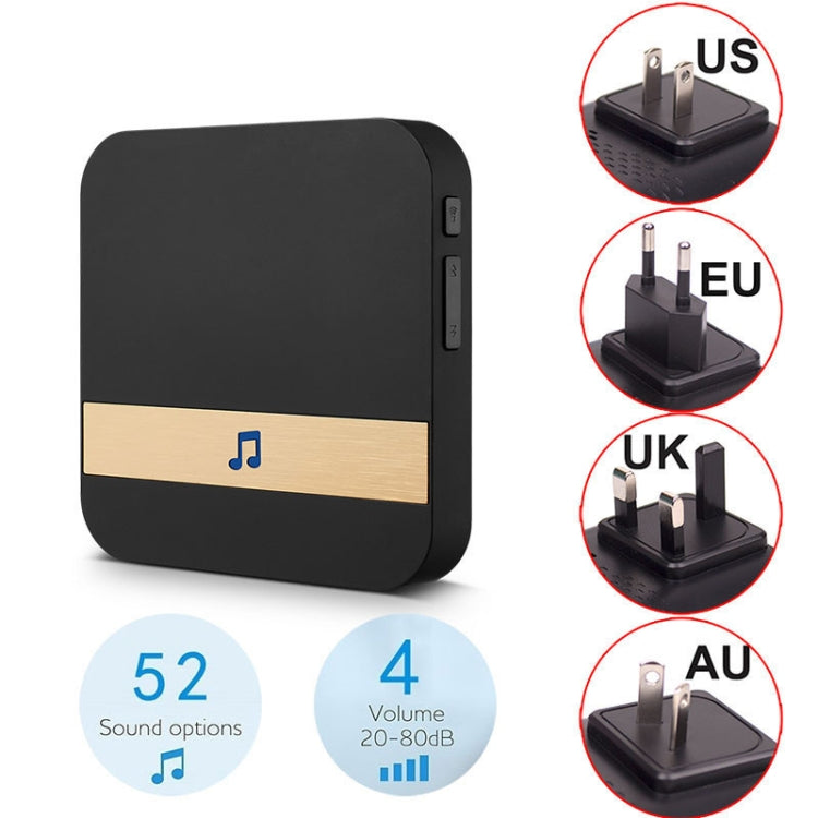 M3 720P Smart WIFI Ultra Low Power Video Visual Doorbell With Ding Dong Version(AU Plug)