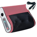 Multifunctional Hot Compress Neck Massager Car Cervical Spine Massage Pillow(Red Six Keys)