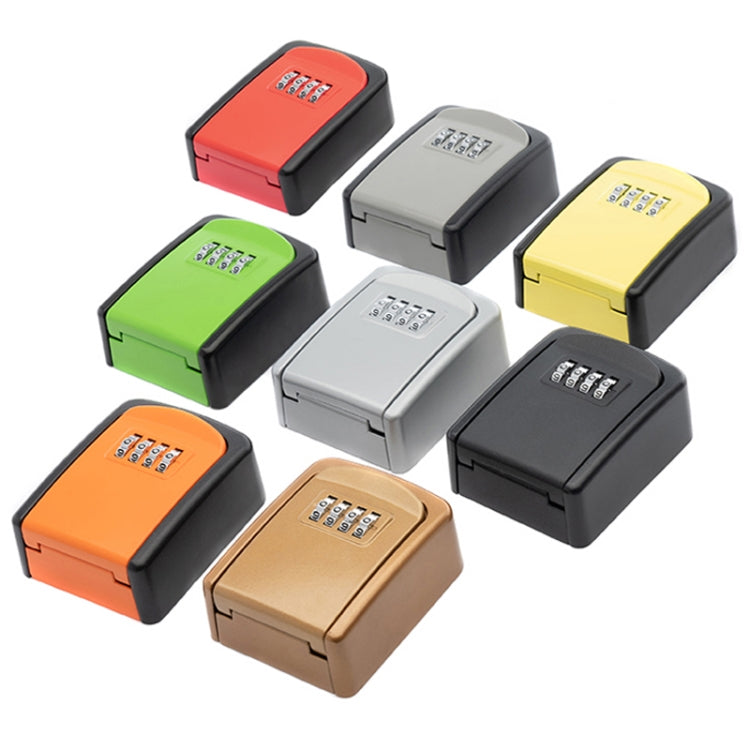 G9 4-digit Password Aluminum Alloy Key Storage Box(Orange)