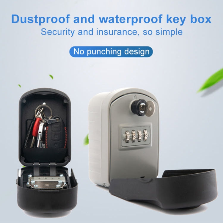 G11 Punch-free Double Key Storage Box(Black)