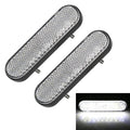 2 PCS 24LED Reflector Brake Light Turn Signal Light(White Shell White Light)