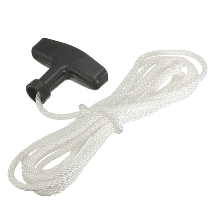 Lawn Mower Chainsaw Trimmer Universal Recoil Pull Start Handle with Rope Cord, Rope Length:3m