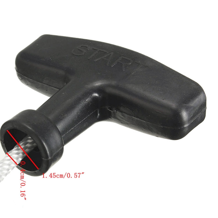 Lawn Mower Chainsaw Trimmer Universal Recoil Pull Start Handle with Rope Cord, Rope Length:3m