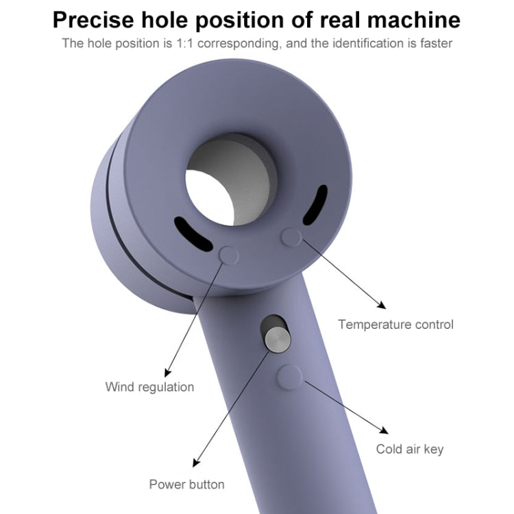 Hairdryer Shockproof Silicone Protective Case For Dyson(Sky Blue)