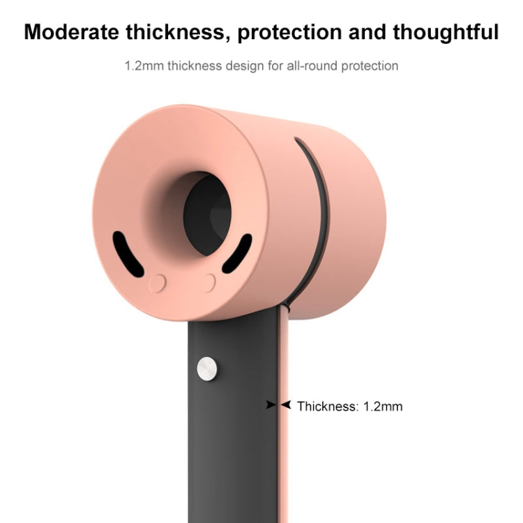 Hairdryer Shockproof Silicone Protective Case For Dyson(Matcha Green)