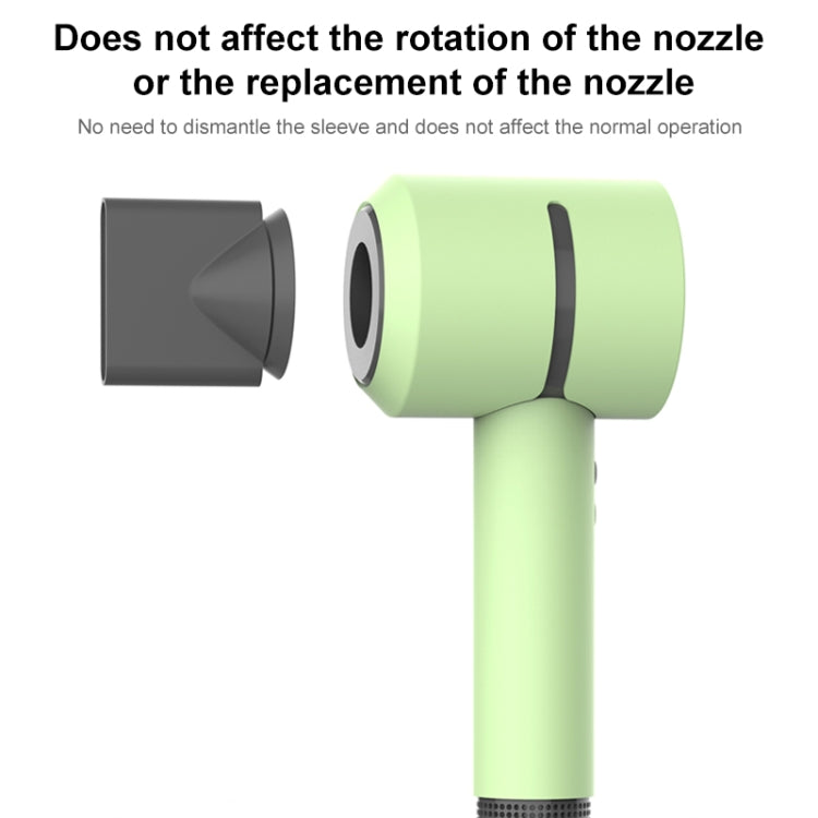 Hairdryer Shockproof Silicone Protective Case For Dyson(Matcha Green)