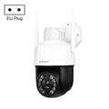 SriHome SH041 5.0MP 20X Optical Zoom 2.4G/5G WiFi IP66Waterproof AI Auto Tracking H.265 Video Surveillance, Plug Type:EU Plug(White)