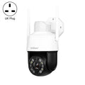 SriHome SH041 5.0MP 20X Optical Zoom 2.4G/5G WiFi IP66 Waterproof AI Auto Tracking H.265 Video Surveillance, Plug Type:UK Plug(White)