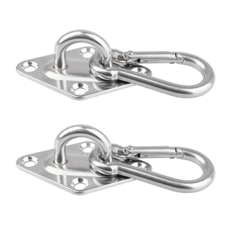 2 PCS 5mm 316 Stainless Steel Sand Bag Ceiling Hook Heavy Duty Swing Hangers