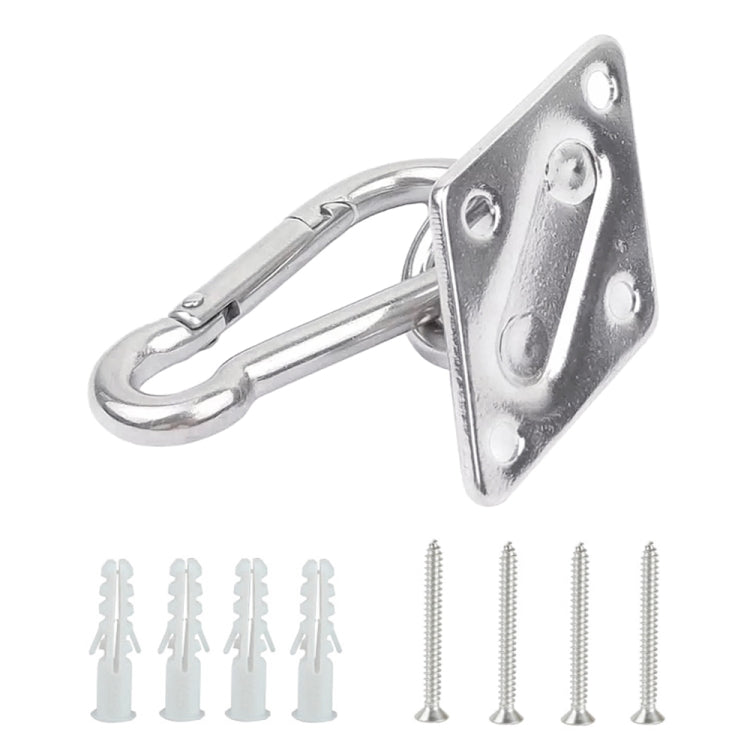 2 PCS 8mm 304 Stainless Steel Sand Bag Ceiling Hook Heavy Duty Swing Hangers