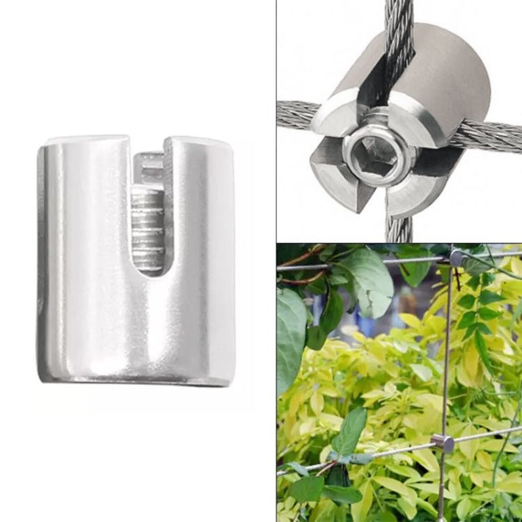 M12x4 316 Stainless Steel Garden Wire Rope Cross Fixed Clip