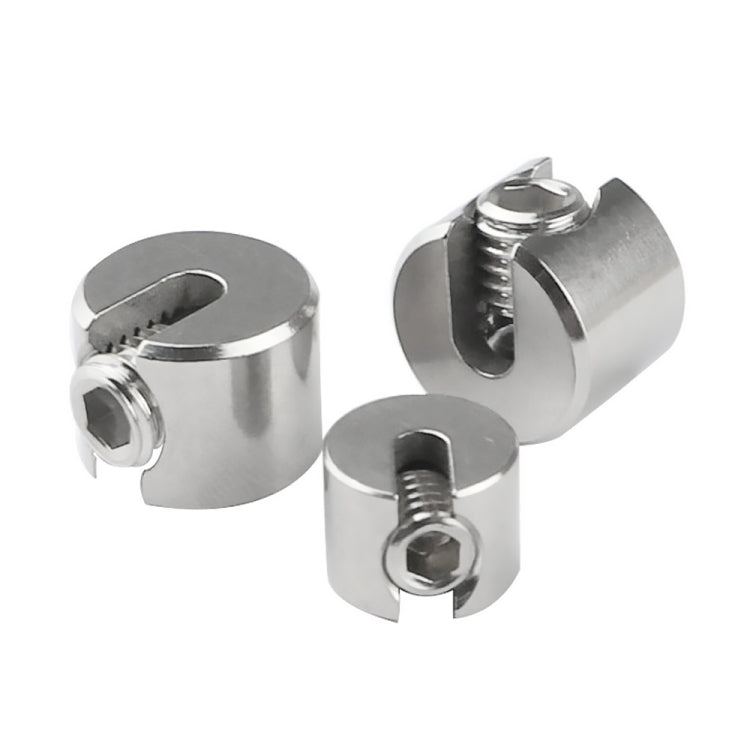 2 PCS M4x2 316 Stainless Steel Garden Wire Rope Fixed Clip
