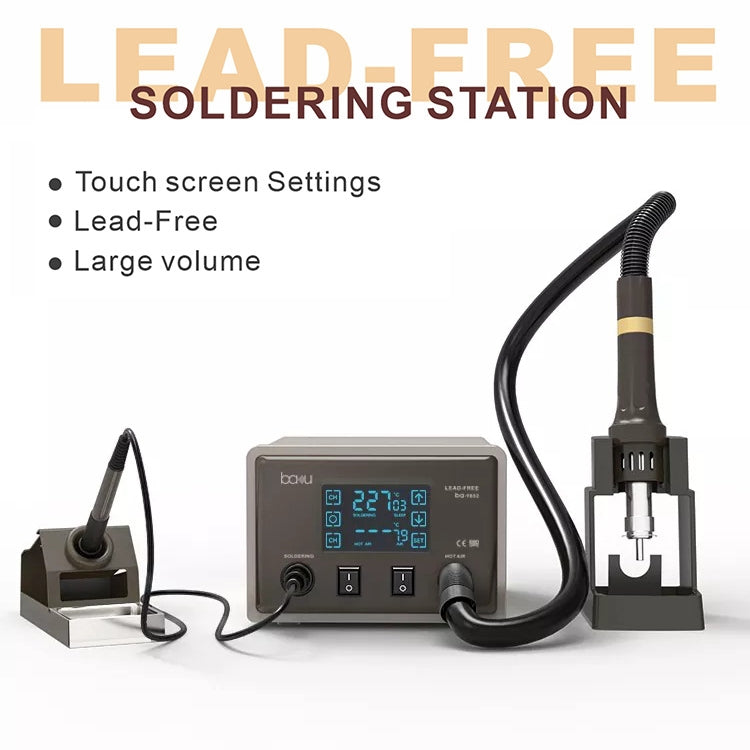 BAKU BA-9852 Digital ESD Hot Air Gun Soldering Station Welding Solder Iron(US Plug)