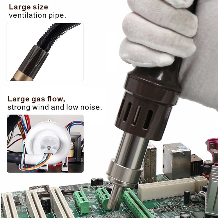 BAKU BA-9852 Digital ESD Hot Air Gun Soldering Station Welding Solder Iron(US Plug)