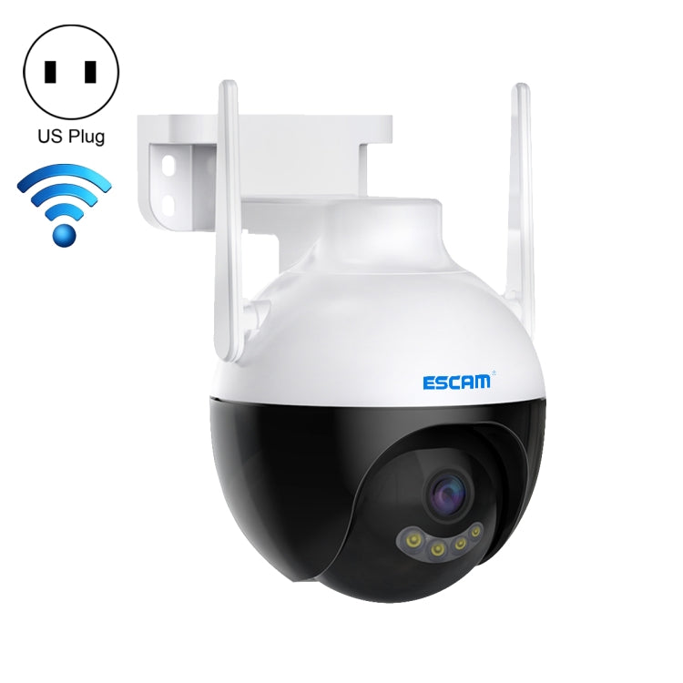 ESCAM QF300 4MP Smart WiFi IP Camera Support AI Humanoid Detection/Auto Tracking/Cloud Storage/Two-way Voice Night Vision, Plug Type:US Plug