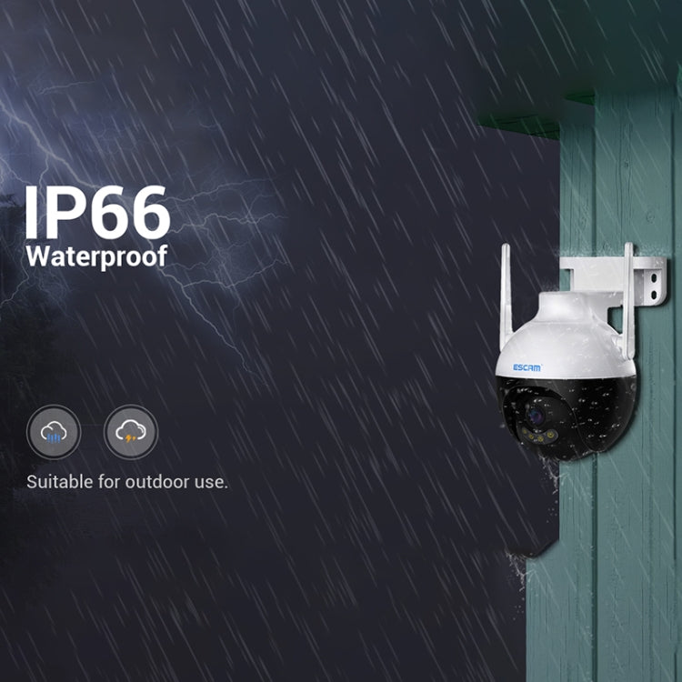 ESCAM QF300 4MP Smart WiFi IP Camera Support AI Humanoid Detection/Auto Tracking/Cloud Storage/Two-way Voice Night Vision, Plug Type:US Plug