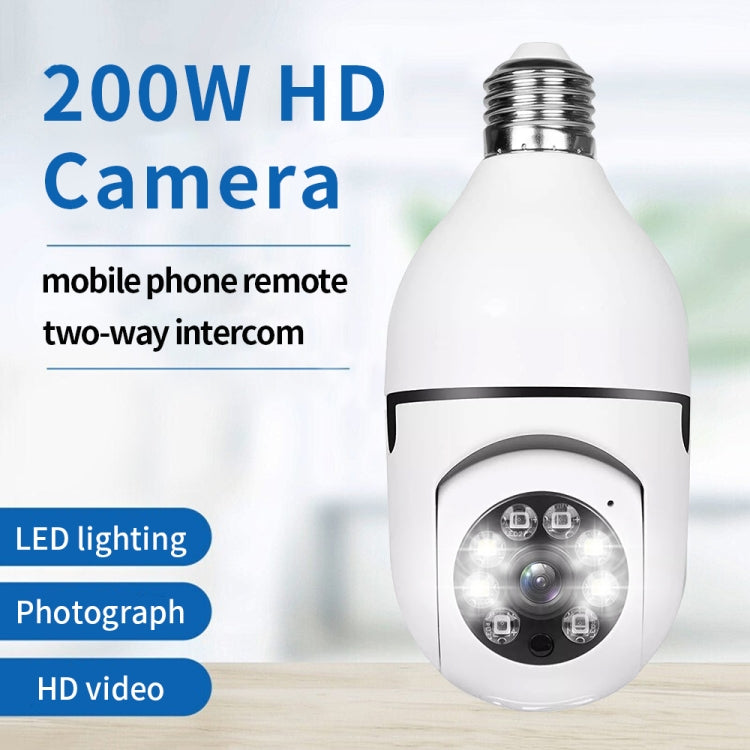 A6 2MP HD Light Bulb WiFi Camera Support Motion Detection/Two-way Audio/Night Vision/TF Card With 16G Memory Card