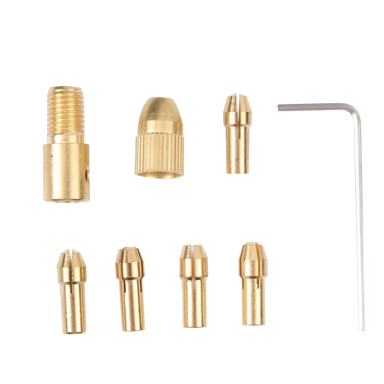 DIY-3.0 8 in 1 DIY Mini Chuck Fixture Clamp Drill Chuck Clip