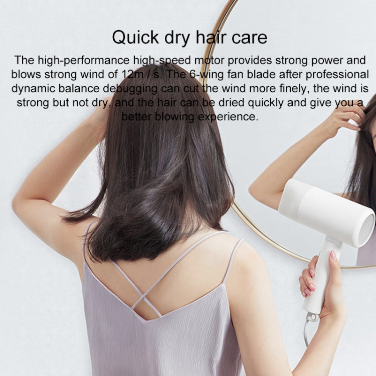 Original Xiaomi Mijia H100 Negative Ion Portable Electric Hair Dryer, US Plug(Pink)