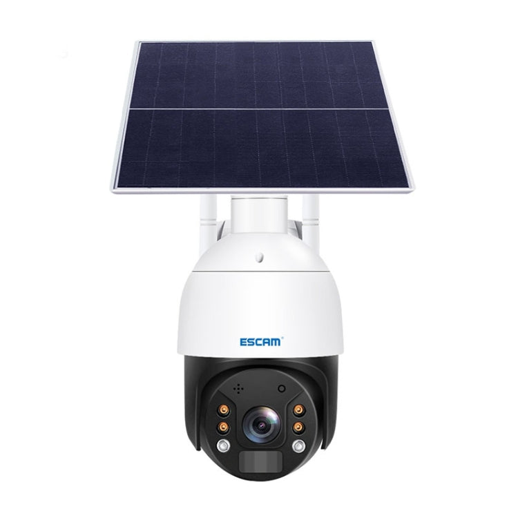ESCAM QF724 3MP 24h Recording Cloud Storage PT 4G PIR Alarm IP Camera with Solar Panel, US Signal Bands