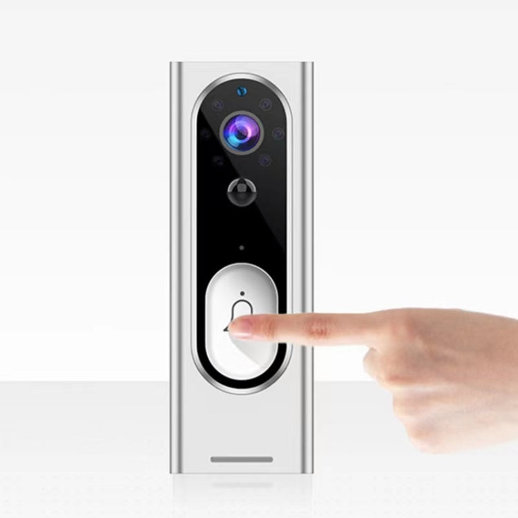 M13 Wireless Intelligent Video Doorbell Support Two-way Voice, Infrared Night Vision, Motion detection(Black)