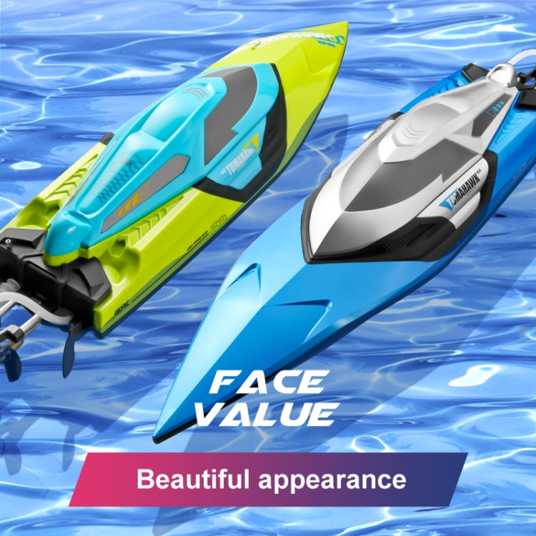 S2 Waterproof High Speed RC Speedboat Toy Boat(Green)
