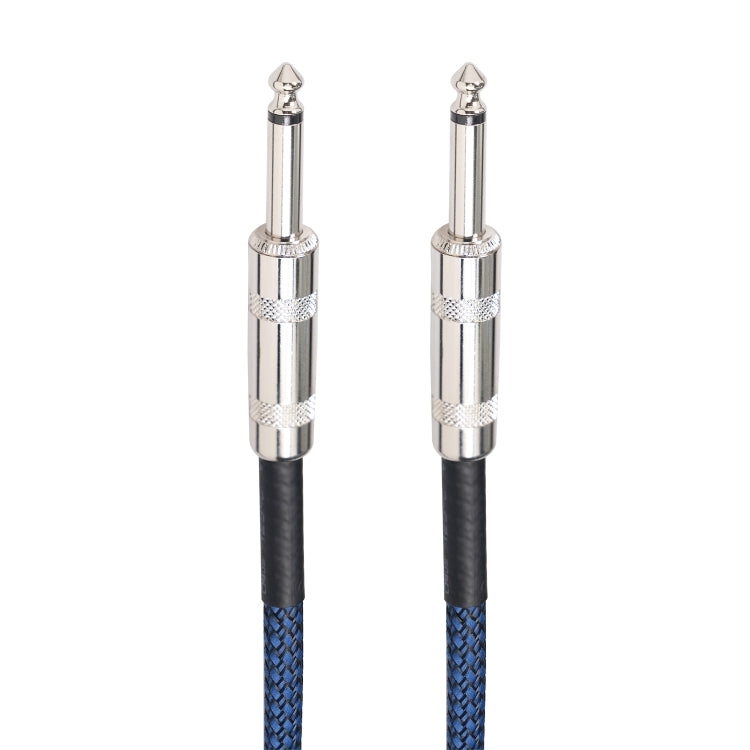 TC048BL 6.35mm Plug Male to Male Electric Guitar Mono Audio Cable, Length:3m